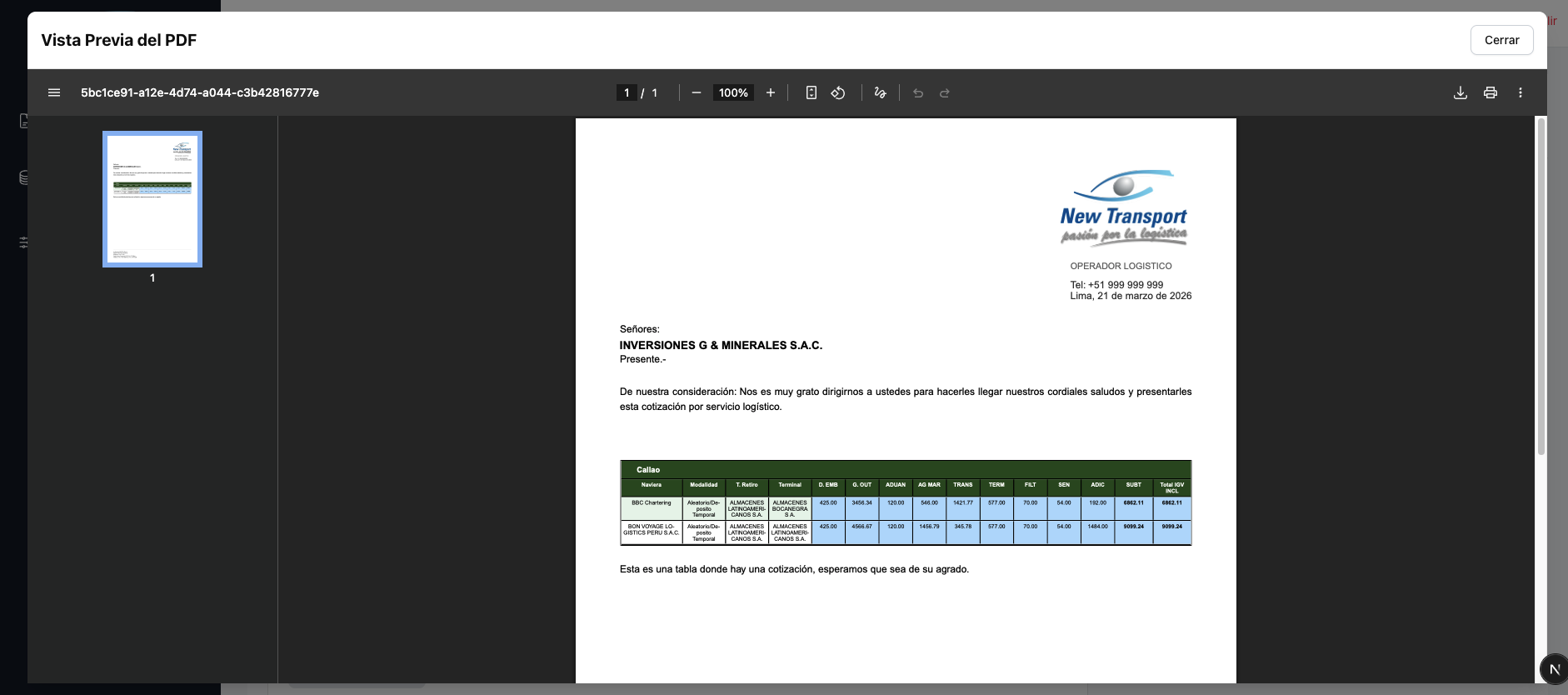 Vista previa PDF detallado
